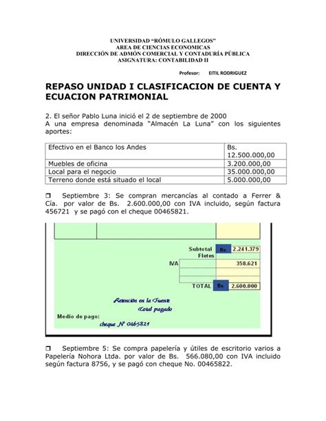 Ejercicio Resuelto 1 Asientos Contables