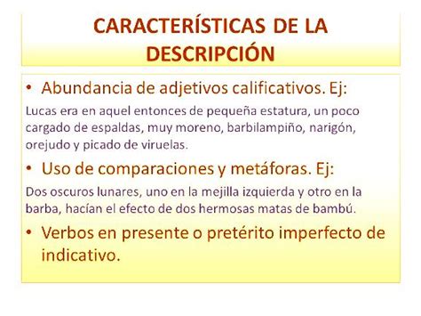 La Descripcion Caracteristicas Y Tipos De Descripcion Nbkomputer