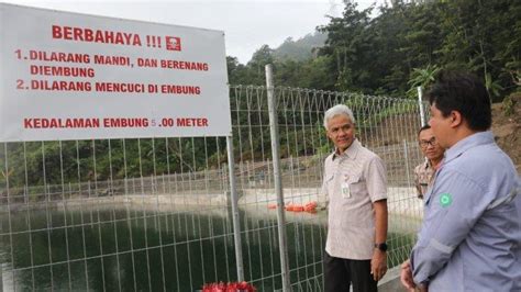 Ganjar Resmikan Embung Subari Di Kendal Akan Mengairi Hektar Lahan