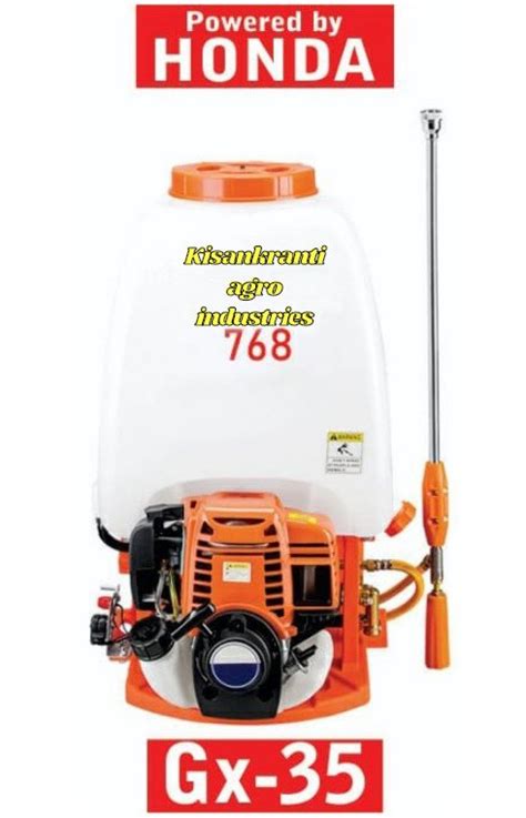 Portable GX 35 Honda 25L Knapsack Power Sprayer 4 Stroke Model 768 For