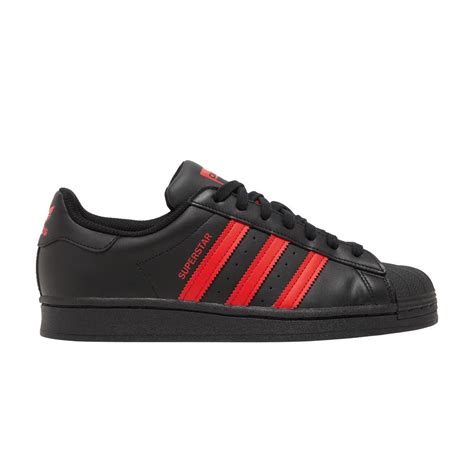 adidas Superstar 'core Black Vivid Red' for Men | Lyst