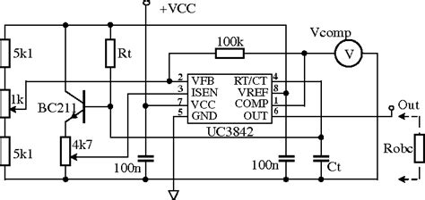 Spice Aided Modelling Of The UC3842 Current Mode PWM Controller With