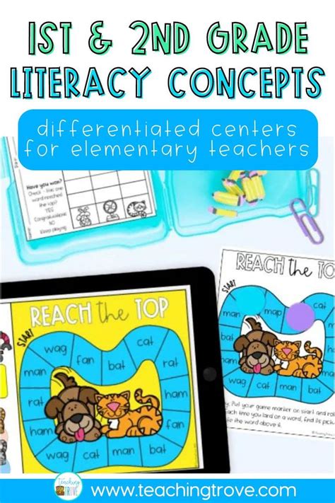 Printable Literacy Centers First Grade