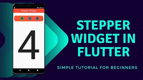 Stepper Widget In Flutter Flutter Ui Design Simple Tutorial For