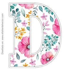 32 Ideas De Alfabeto De Flores Flores Alfabeto Letras De Flores