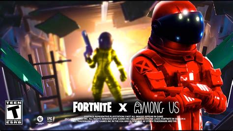 Fortnite X Among Us Trailer Youtube