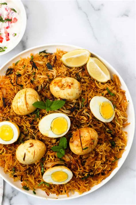 Hyderabadi Egg Biryani Recipe