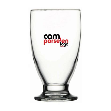 Logo Printed Pasabahce Soft Drink Glass Cinnamon Camporselenlogo