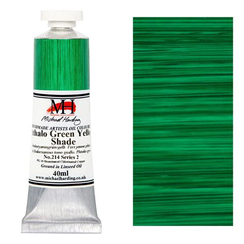 Departments Michael Harding Artists Oil Colour 40ml Phthalo Green