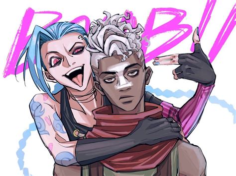 Jinx E Ekko Jinx And Ekko Personagens De Anime Desenhos Fáceis De