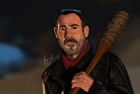 The Walking Dead Negan Smith 8.5x11 Glossy Cardstock Art Print - Etsy