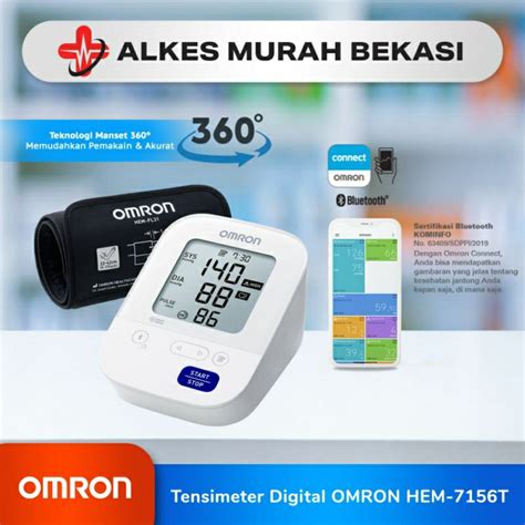 Jual Omron Tensi Digital HEM 7156T Bluetooth Tensi Darah Digital Omron