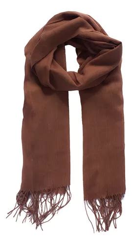 Cachecol Echarpe Pashmina Lenço Xale Manta Lisa Moda Cor Chocolate