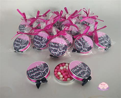 Bala Personalizada Cha Lingerie Vermelha Produtos Elo7