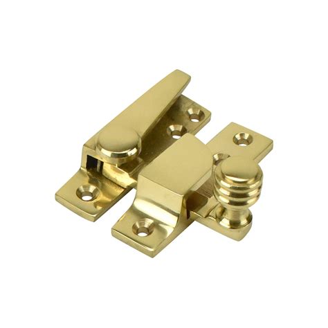 Sash Heritage Straight Arm Fastener Reeded Knob Non Locking