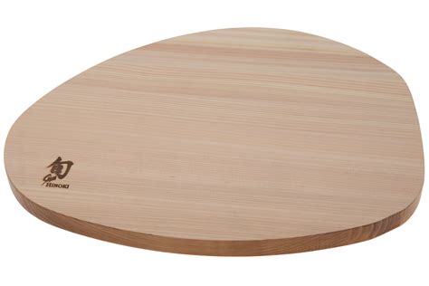 Kai Shun Hinoki Oval Cutting Board Size M Snijplank Hinokihout Cm