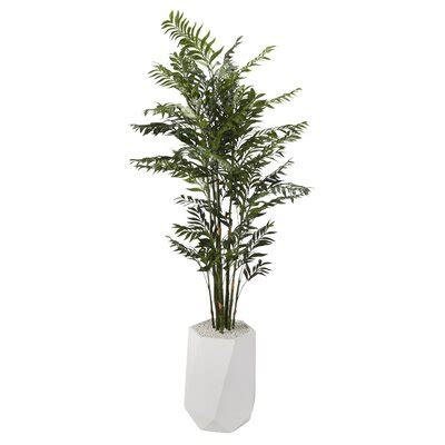 D W Silks Faux Bamboo Tree In Planter Perigold