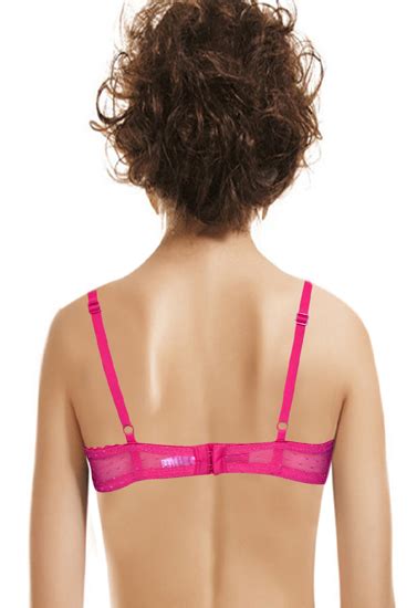 Wunderlove Hot Pink Floral Lace Underwired Padded Bra