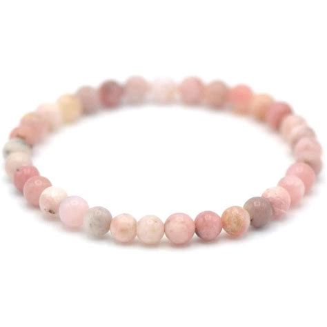 Miracles Min Raux Bracelet Perle Ronde Mm Pierre Naturelle Cr Ation