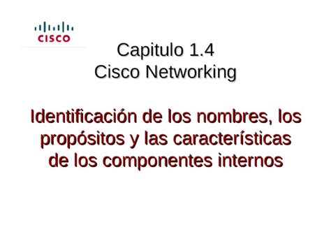 Ppt Capitulo Cisco Networking Identificaci N De Los Nombres Los