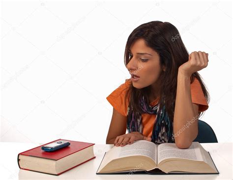 Distracted Student Stock Photo By ©olafspeier 4194098