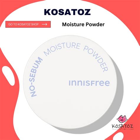 Innisfree No Sebum Moisture Powder 5g - New 2024 | Shopee Malaysia