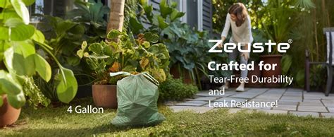 Amazon Gallon Trash Bags Drawstring Zeuste No Tear Trash Bags