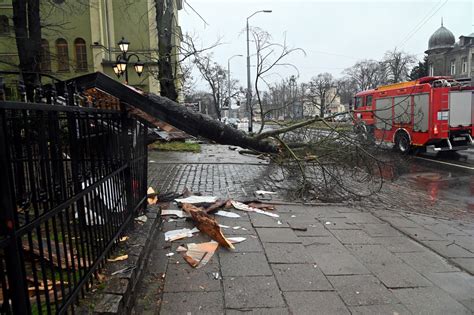 Pogoda Nadci Ga Orkan Eunice B D Zniszczenia I Braki Pr Du Wp