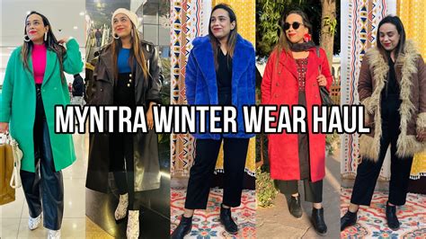 Myntra Winter Wear Haul H M Haul Youtube