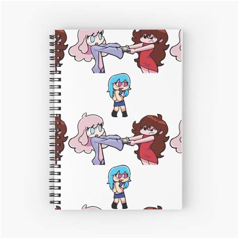 Cloud Vs Girlfriend Fnf Sky Fnf Spiral Notebook For Sale By Spamton Funny Redbubble