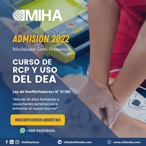 Curso De RCP Uso Del DEA Y OVACE MIHA EDU