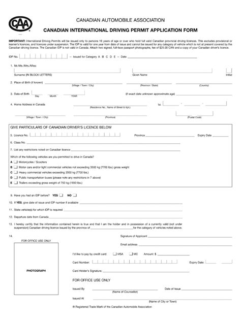 Caa International Drivers License Fill Out Sign Online DocHub