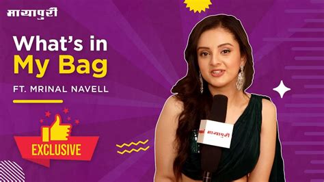 Kundali Bhagya Whats In My Bag With Kavya Aka Mrinal Navell YouTube