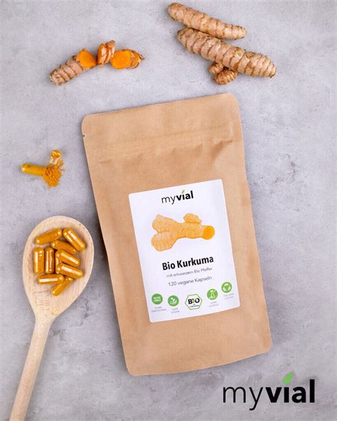 Kurkuma Curcuma Kapseln Bio Vegan Piperin Pfeffer