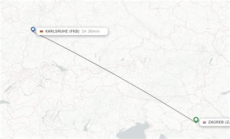 Direct Non Stop Flights From Zagreb To Karlsruhe Baden Baden