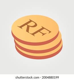 Rwandan Franc Rwanda Currency Symbol Coin Stock Vector (Royalty Free ...