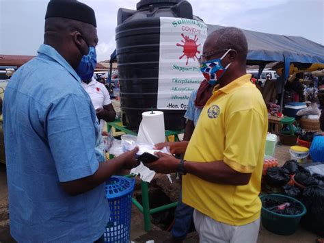 suhum mp donates  masks dailyguide network