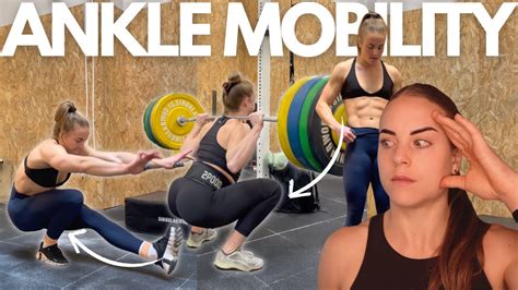 Ankle Mobility Drills Back Squat Warm Up Youtube