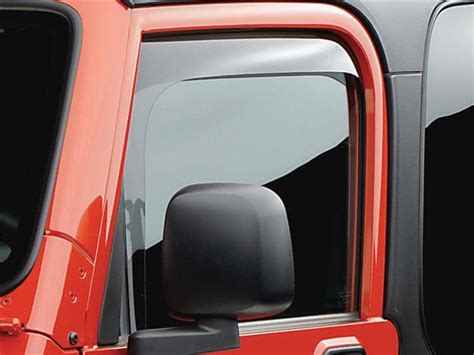 Jeep Wrangler Tj Jk Unlimited Weathertech Side Window Deflectors