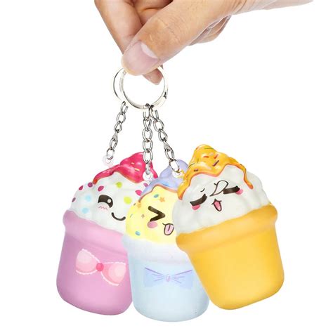 Squishies Kawaii Ice Cream Slow Rising Cream Scented Stress Relief Toys