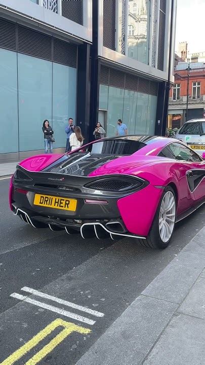 Pink 570s Mclaren Mclaren570s London Londoncars Shorts Youtube
