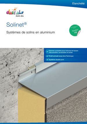 Calaméo 32 Solinet Systèmes de solins en aluminium