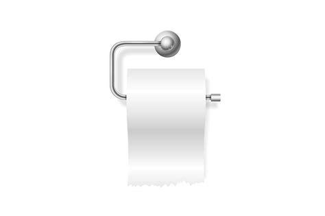 Toilet Paper Roll On Holder Vector By Mouse Design Store Thehungryjpeg