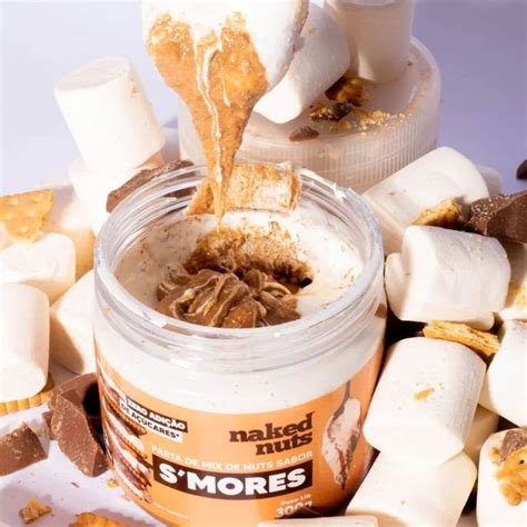 Pasta de Mix de Nuts Sabor Smores Zero Açúcar Naked Nuts g Meu Mercado Fit