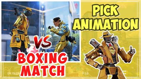 Pathfinder Pick Animation Boxing Match Apex Legends Fight Night