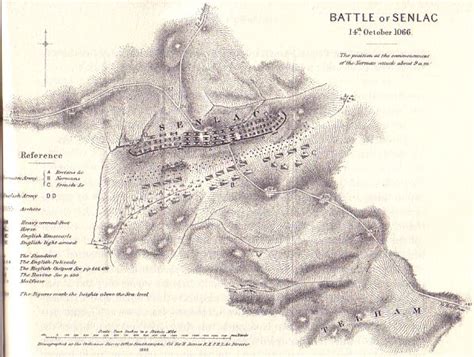 Maps Of The Battle Of Hastings