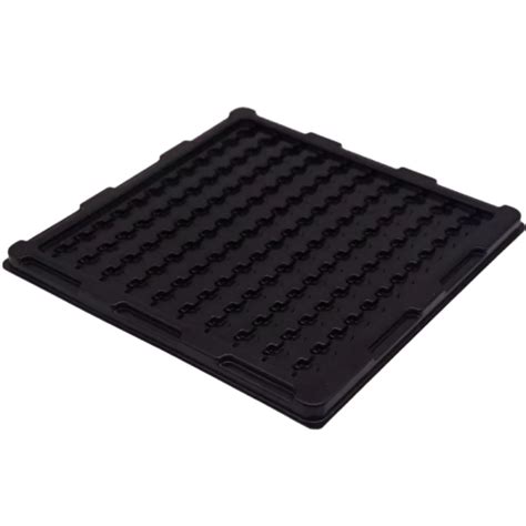 Black Anti Static Esd Tray Conductive Plastic Component Trays Manufacturers