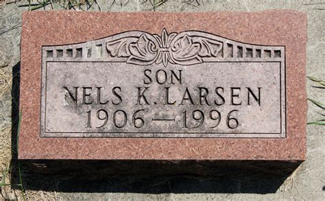 Nels Kristian Larsen 1906 1996 Find A Grave Memorial