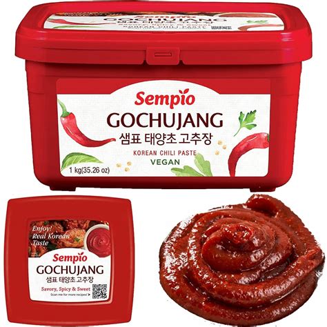 Koreańska Ostra Gęsta Pasta Chili Gochujang Korean Paste VEGAN 1kg