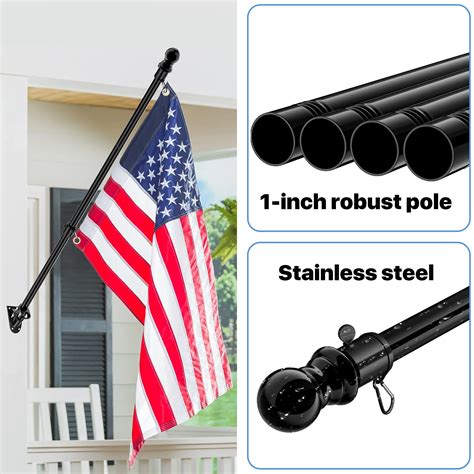 Snapklik Flag Poles For Outside House Ft Flag Pole For X